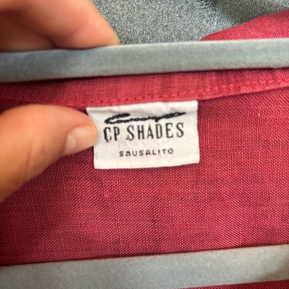 CP Shades Men’s Oversized Linen Shirt - size M - Picture 2 of 7